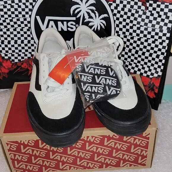 New Vans Gilbert Crockett 2 Pro Pop Cush Pearl & Black Size M 6.5 W 8 - Picture 5 of 12